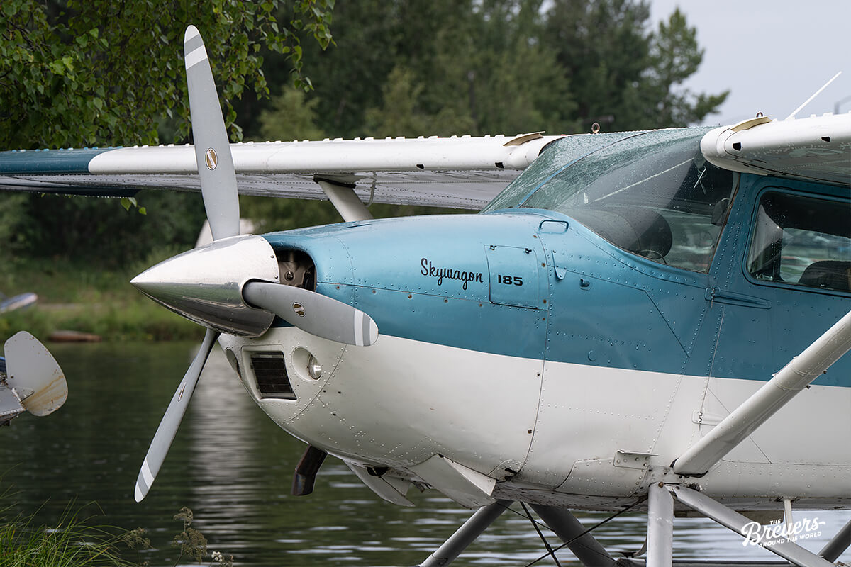 Wasserflugzeug am Lake Hood in Anchorage
