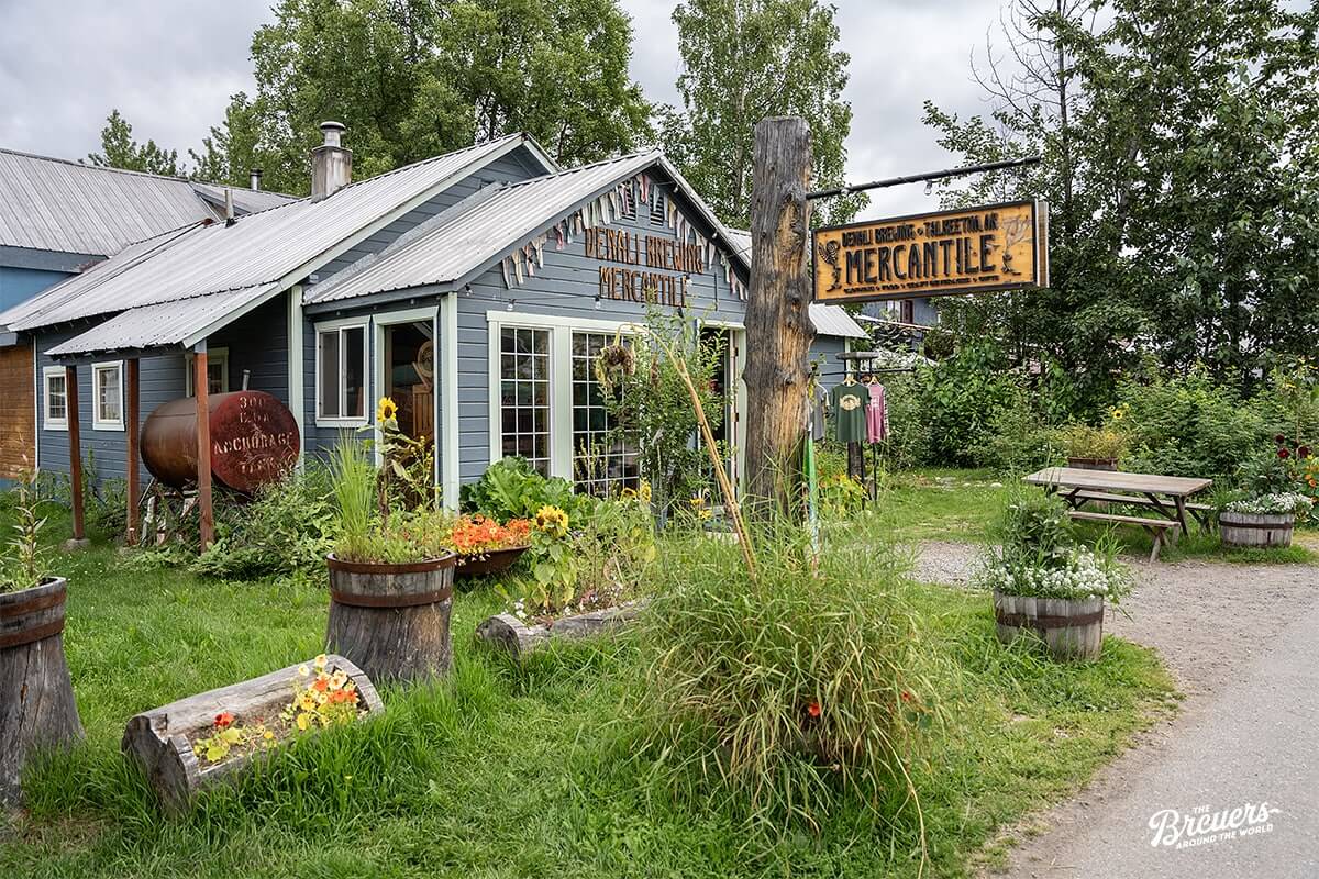Historische Stadt Talkeetna in Alaska
