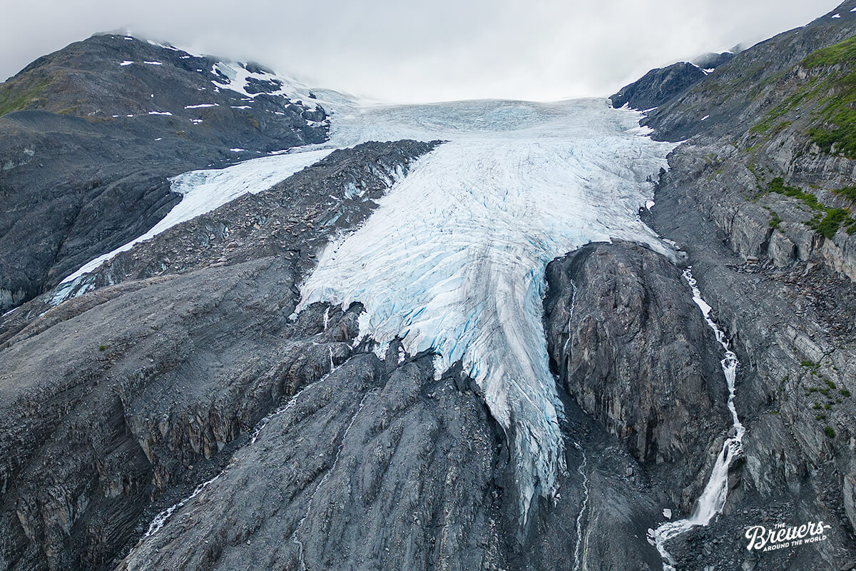 Worthington Glacier auf dem Richardson Highway bei Valdez Alaska