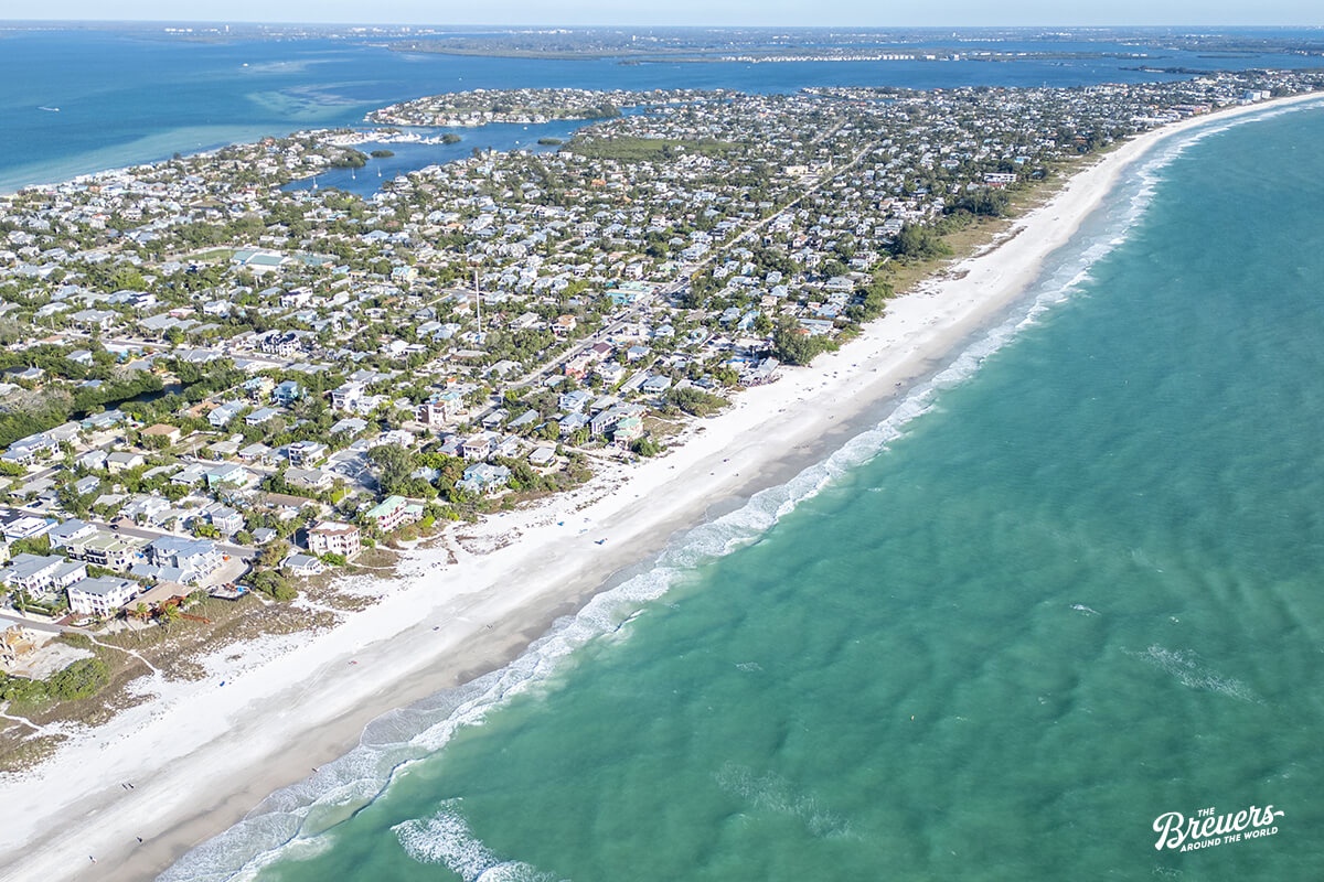 Luftbild von Anna Maria Island in Florida