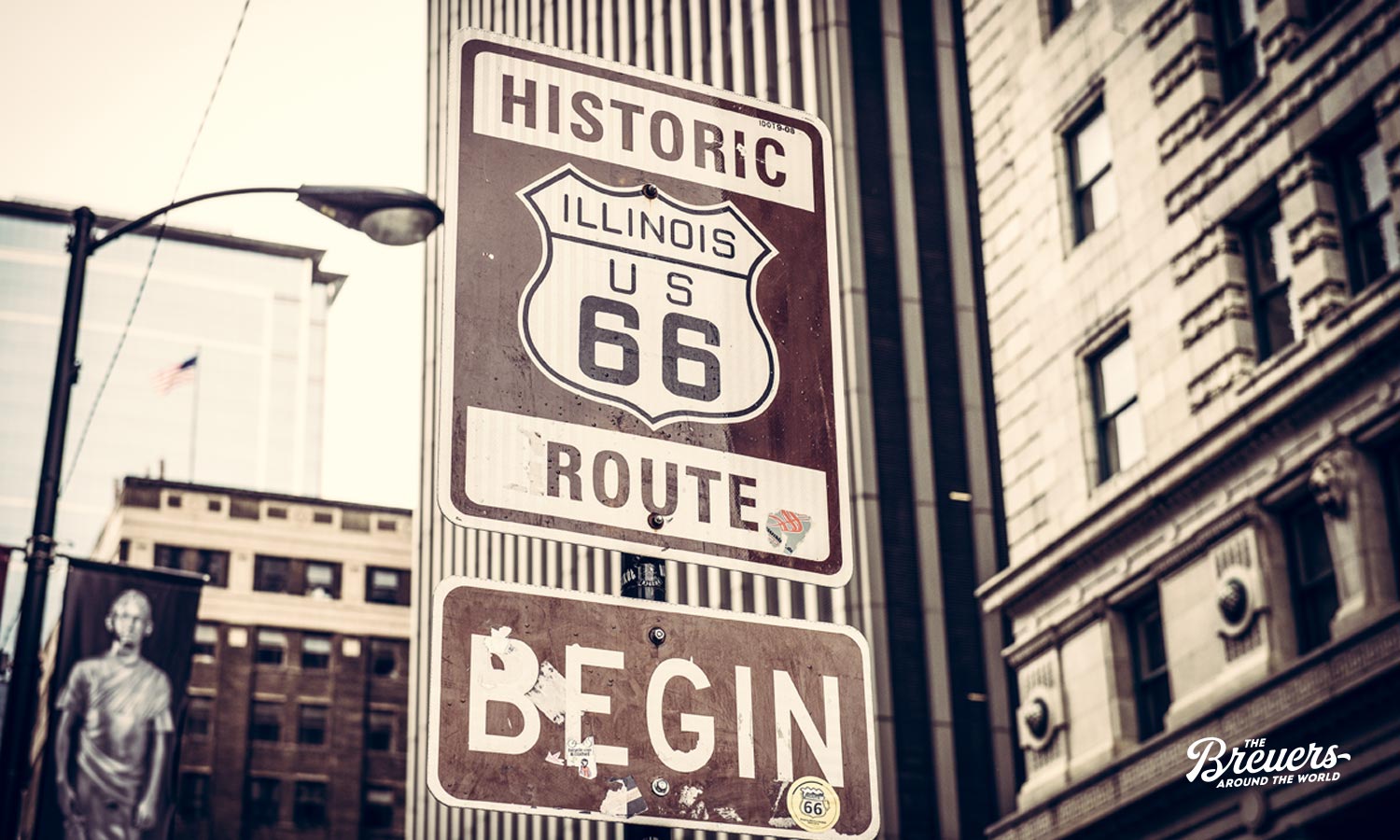 Route 66 startet in Chicago