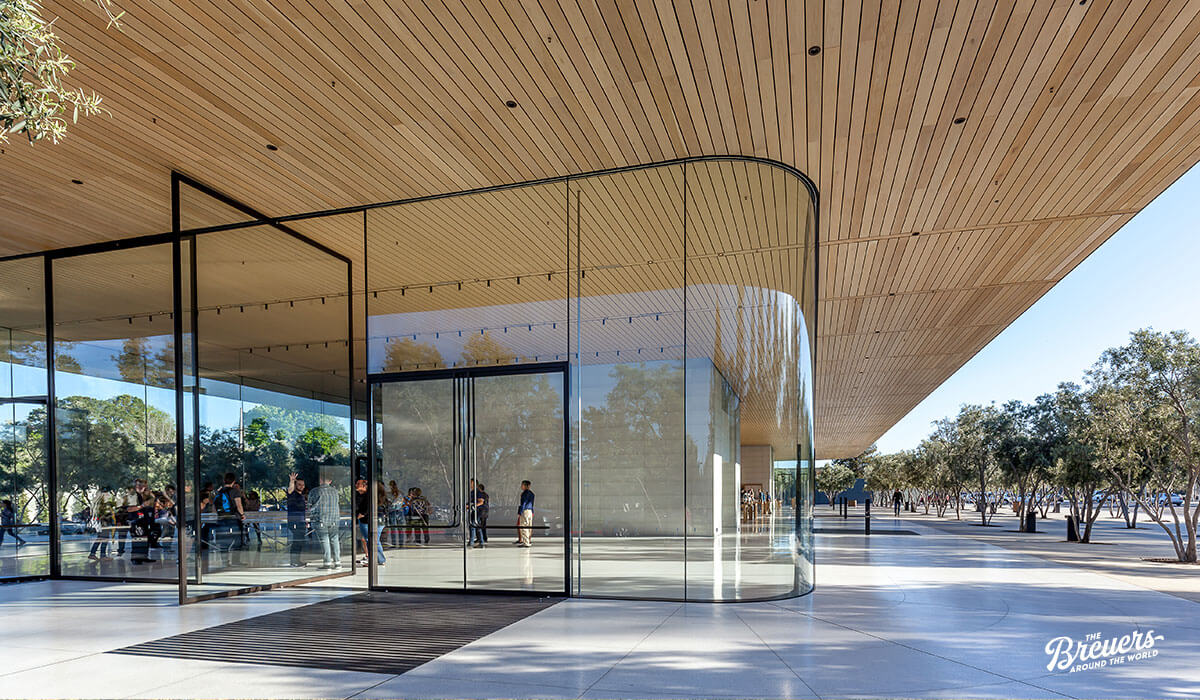 Visitor Center am Apple Park in Cupertino