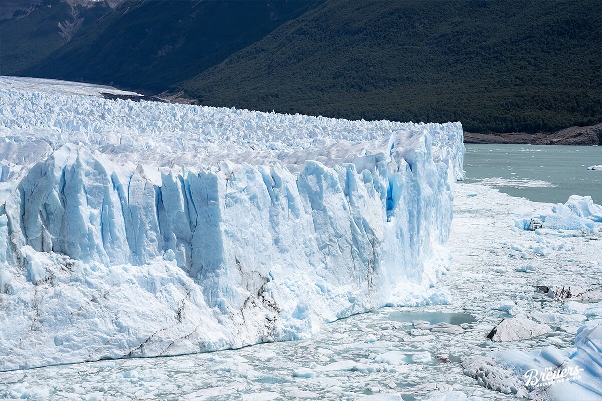 Eisfeld am Perito Moreno Gletscher in El Calafate
