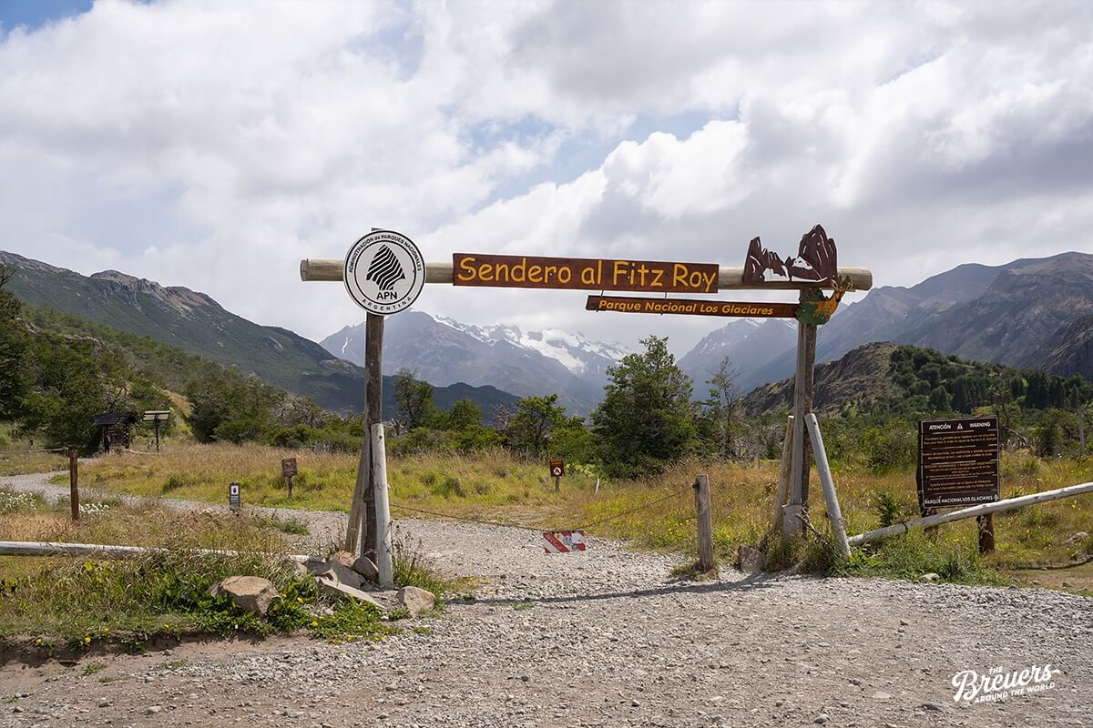 Startpunkt der Wanderung zum Fitz Roy in El Chaltén