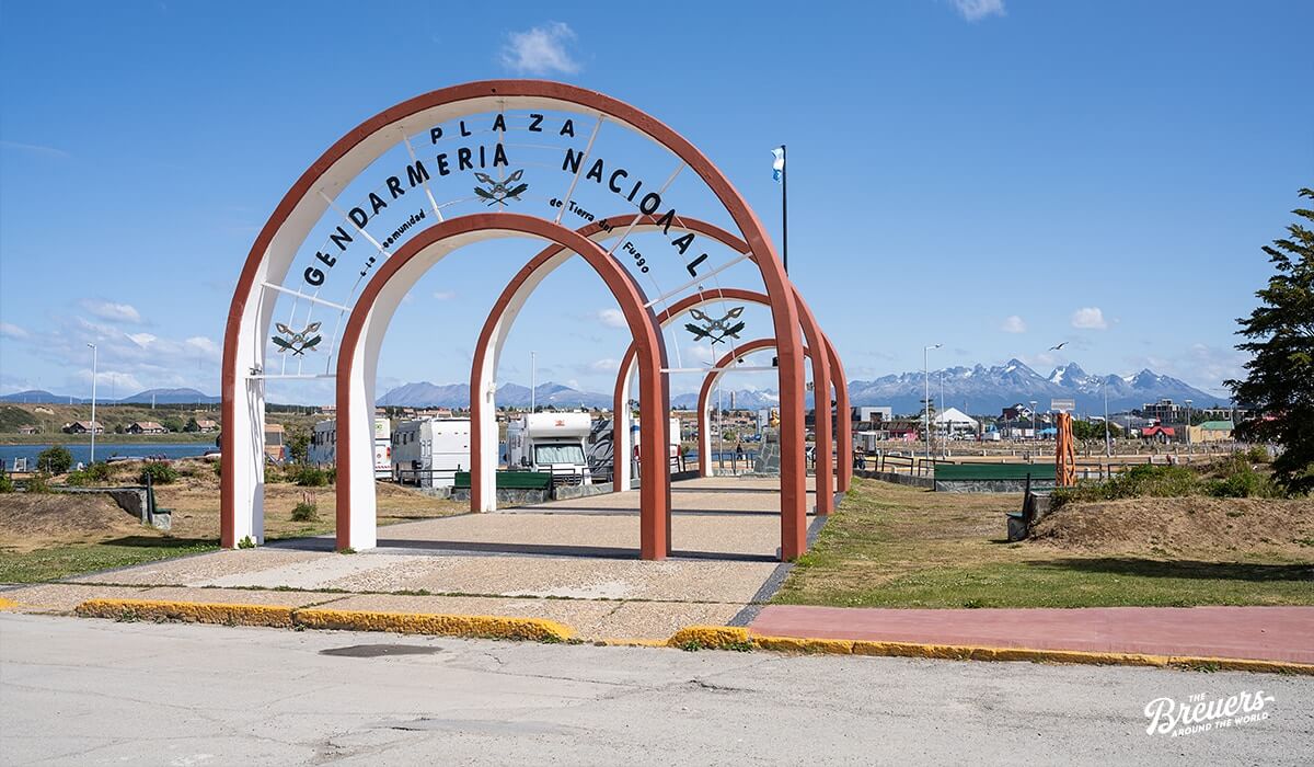 Plaza Malvinas in Ushuaia