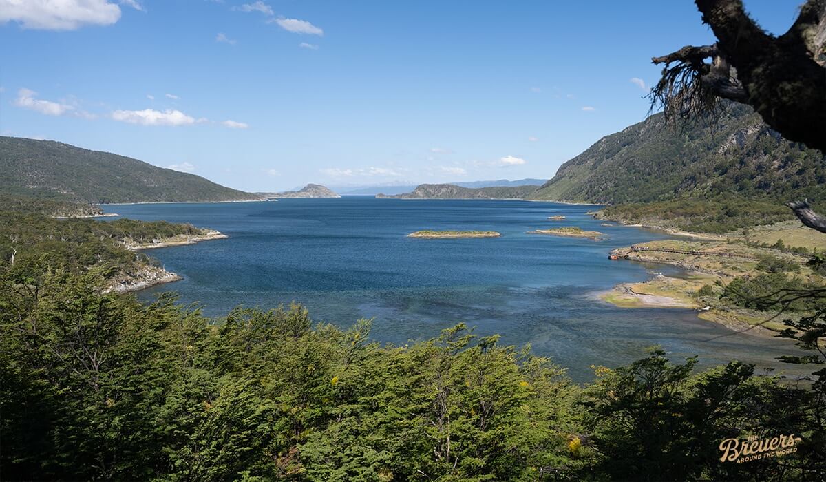 Blick auf die Bucht von Lapataia im Nationalpark Tierra del Fuego