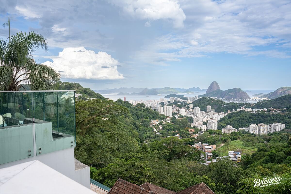 Blick auf den Zuckerhut vom Hotel Rio 144 in Rio de Janeiro