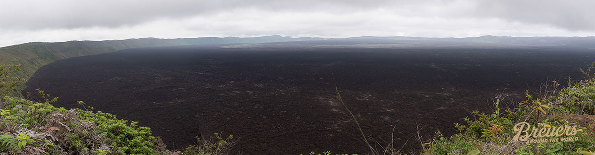 Caldera vom Sierra Negra Supervulkan auf Galapagos