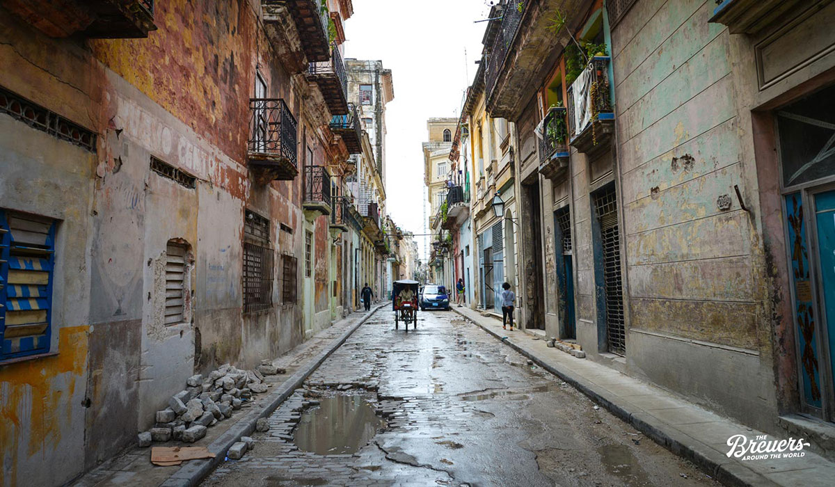 Straße in der Altstadt von Havanna Kuba