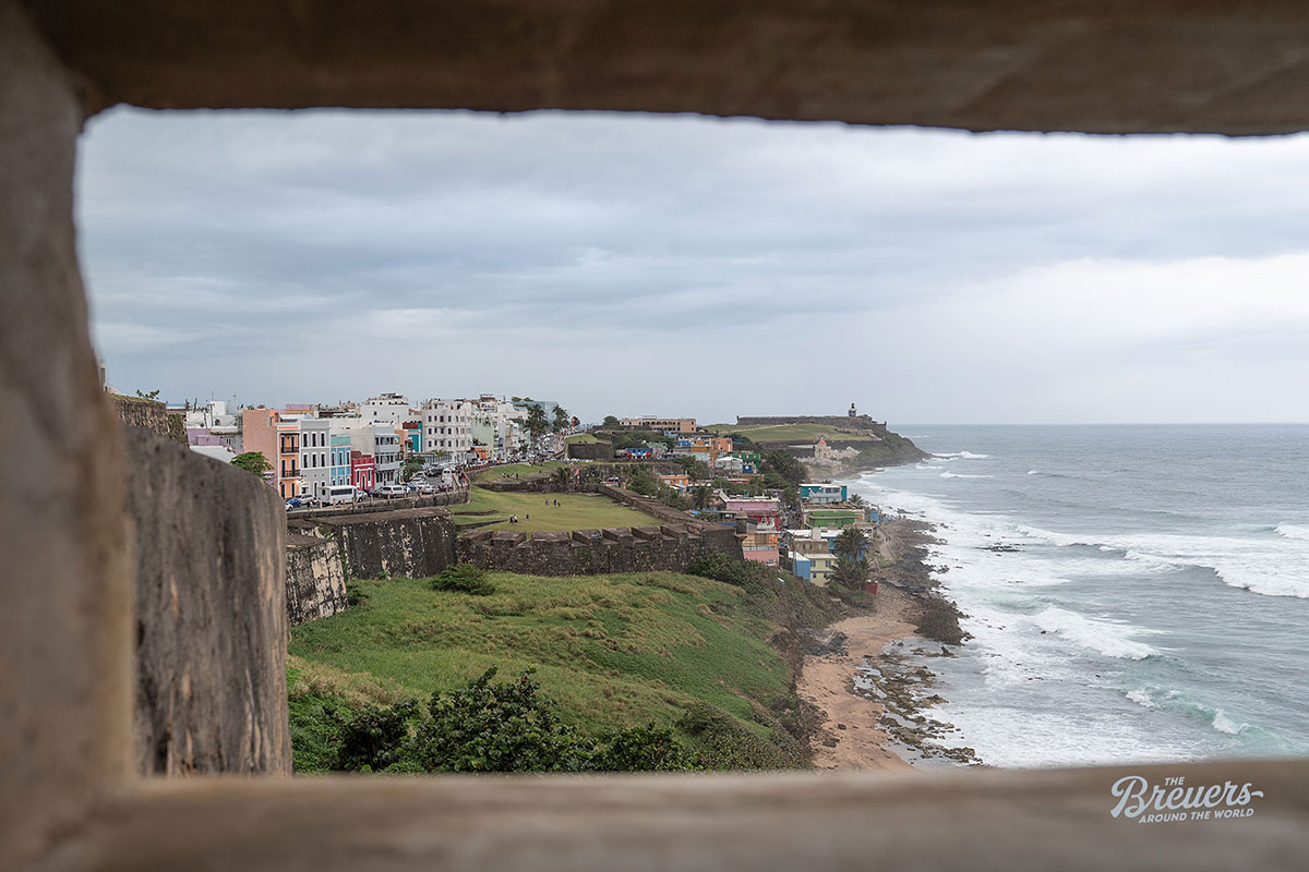 Blick vom Castillo auf die Altstadt von San Juan