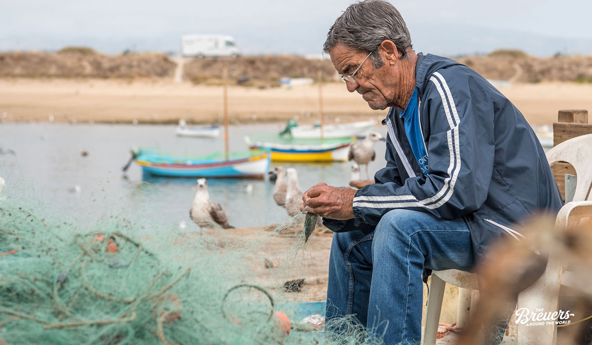 Fischer an der Algarve Portugal