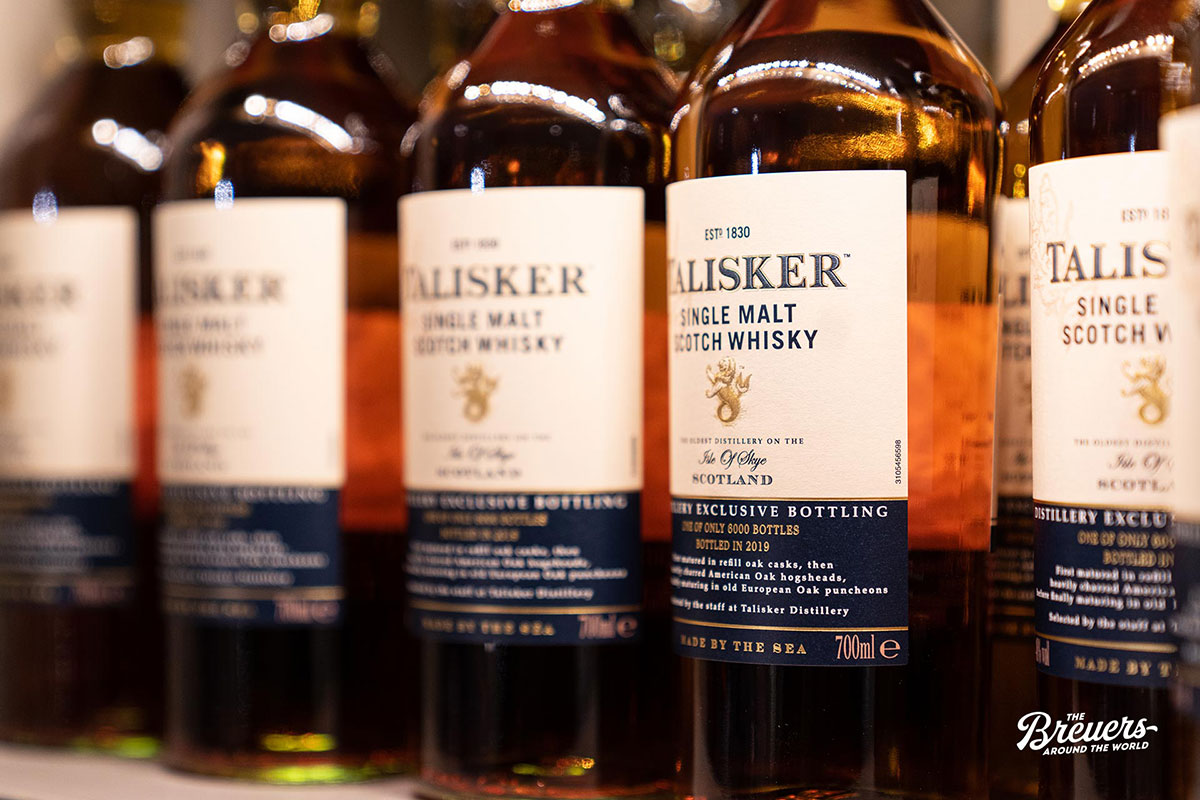 Talisker Whiskey von der gleichnamigen Distillery in Carbost