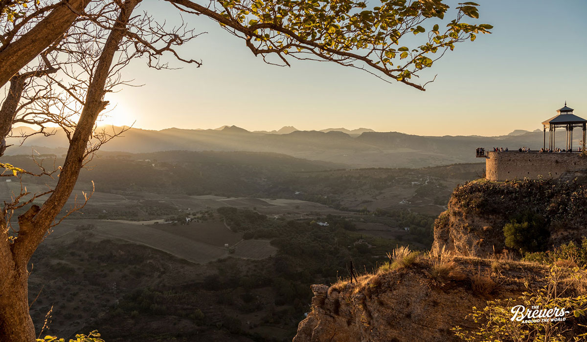 Sonnenuntergang in Ronda Andalusien