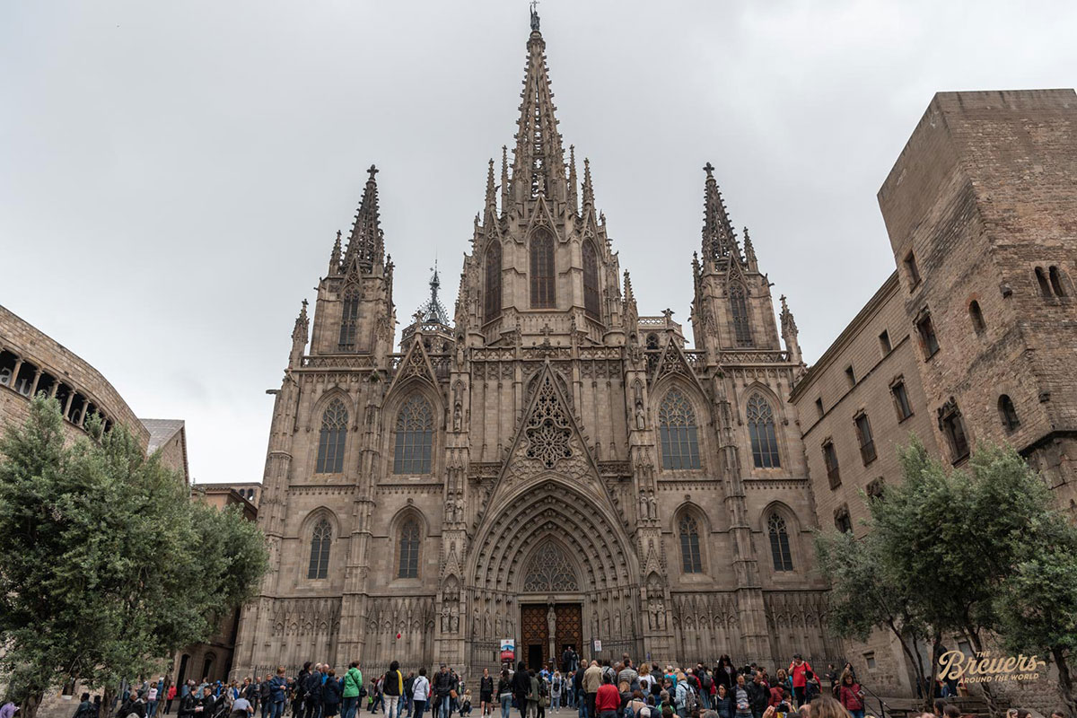 Kathedrale Santa Maria del Mar im Zentrum von Barcelona