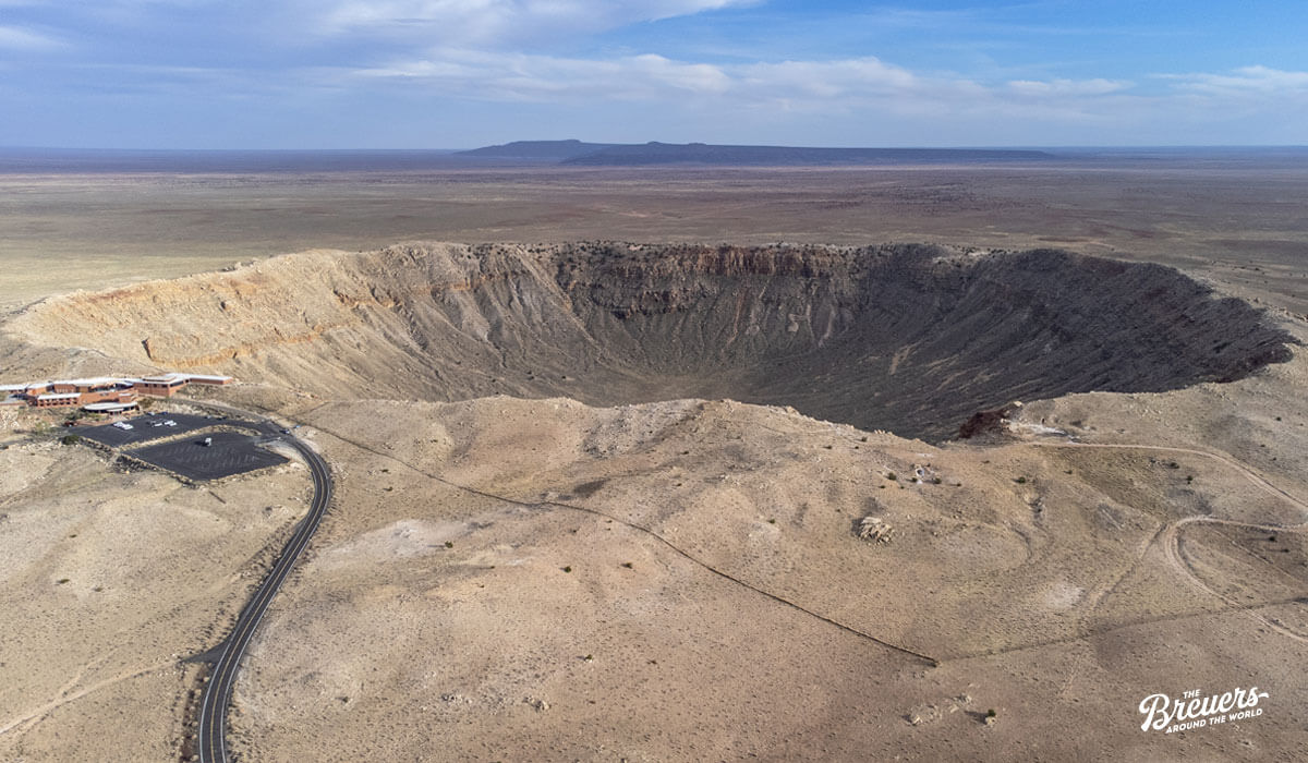 Meteor Crater National Landmark in Arizona