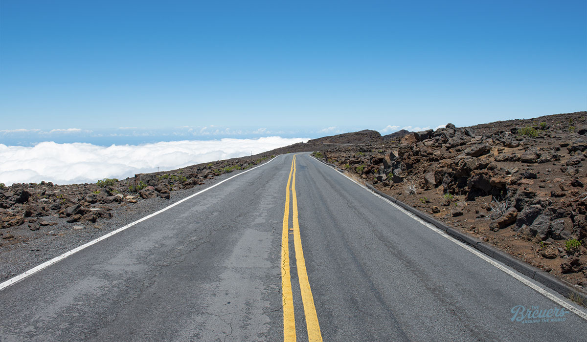 Panormastraße auf den Haleakala Krater