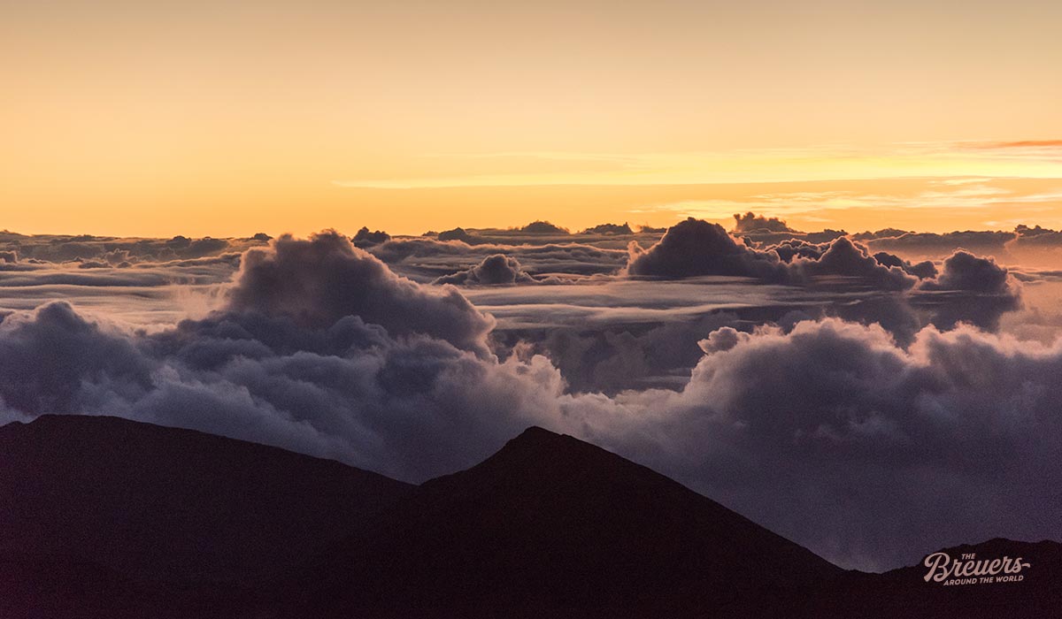 Sonnenuntergang am Haleakala Nationalpark