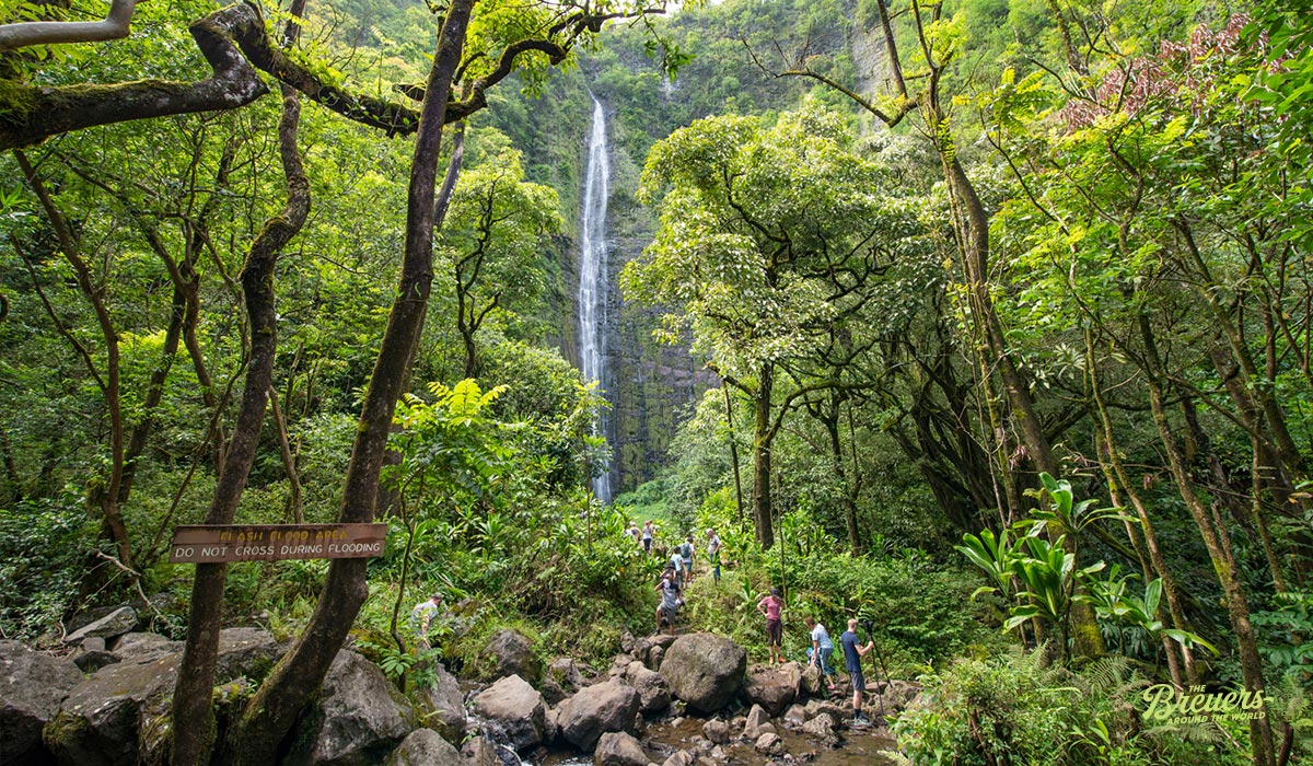 Waimoku Falls im Haleakala Nationalpark