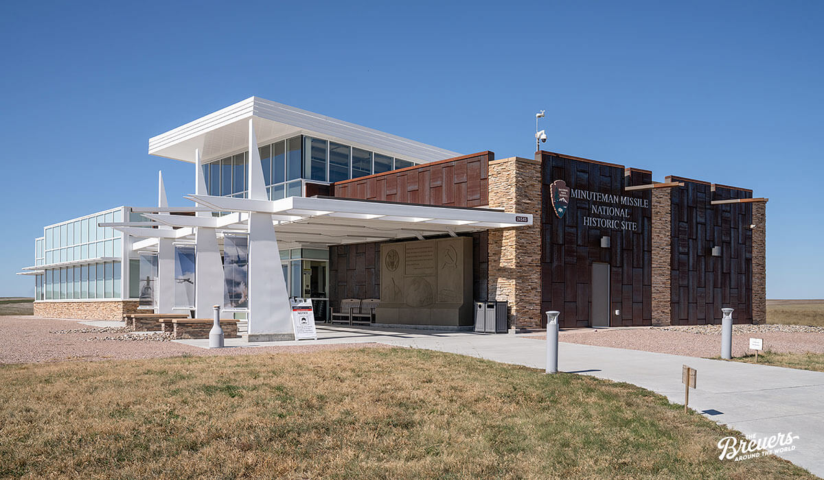 Visitor Center an der Minuteman Missile National Historic Site in South Dakota