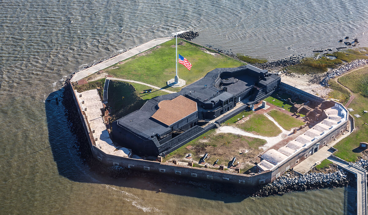 Fort Sumter in Charleston