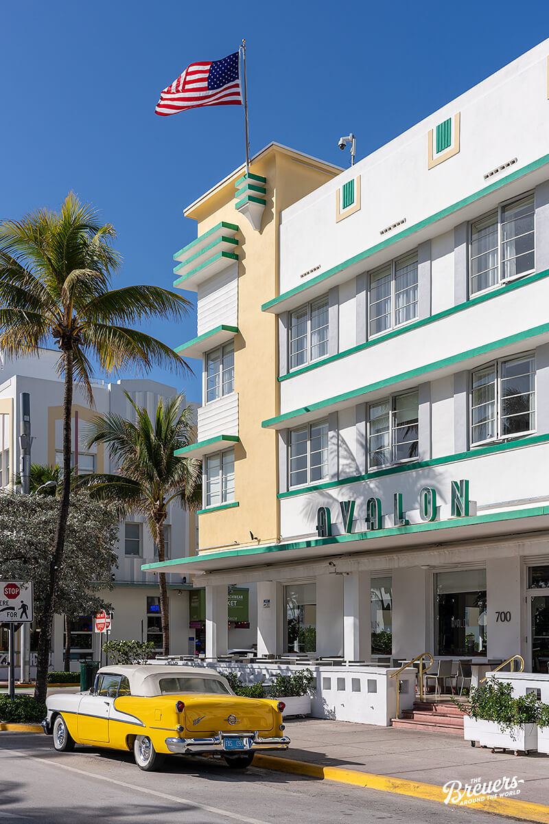 Avalon Hotel am Ocean Drive in Miami Beach