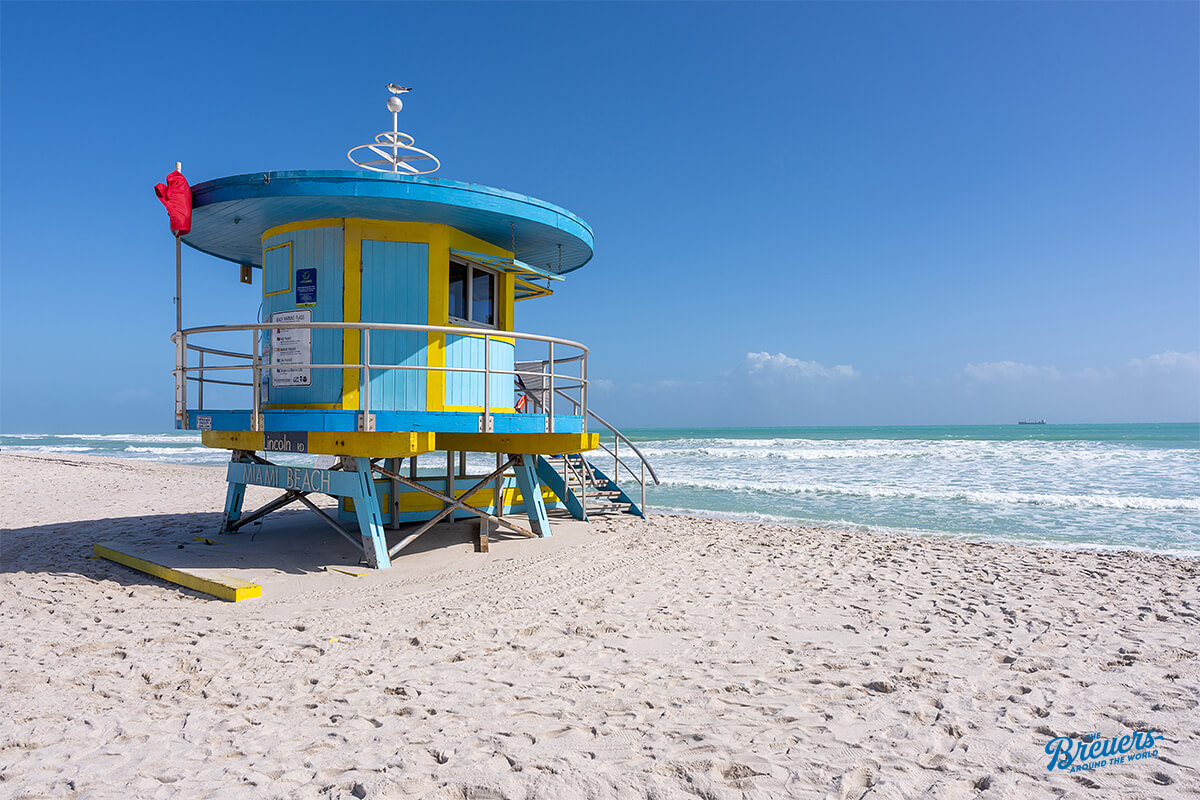 Lifeguard Tower am Miami South Beach