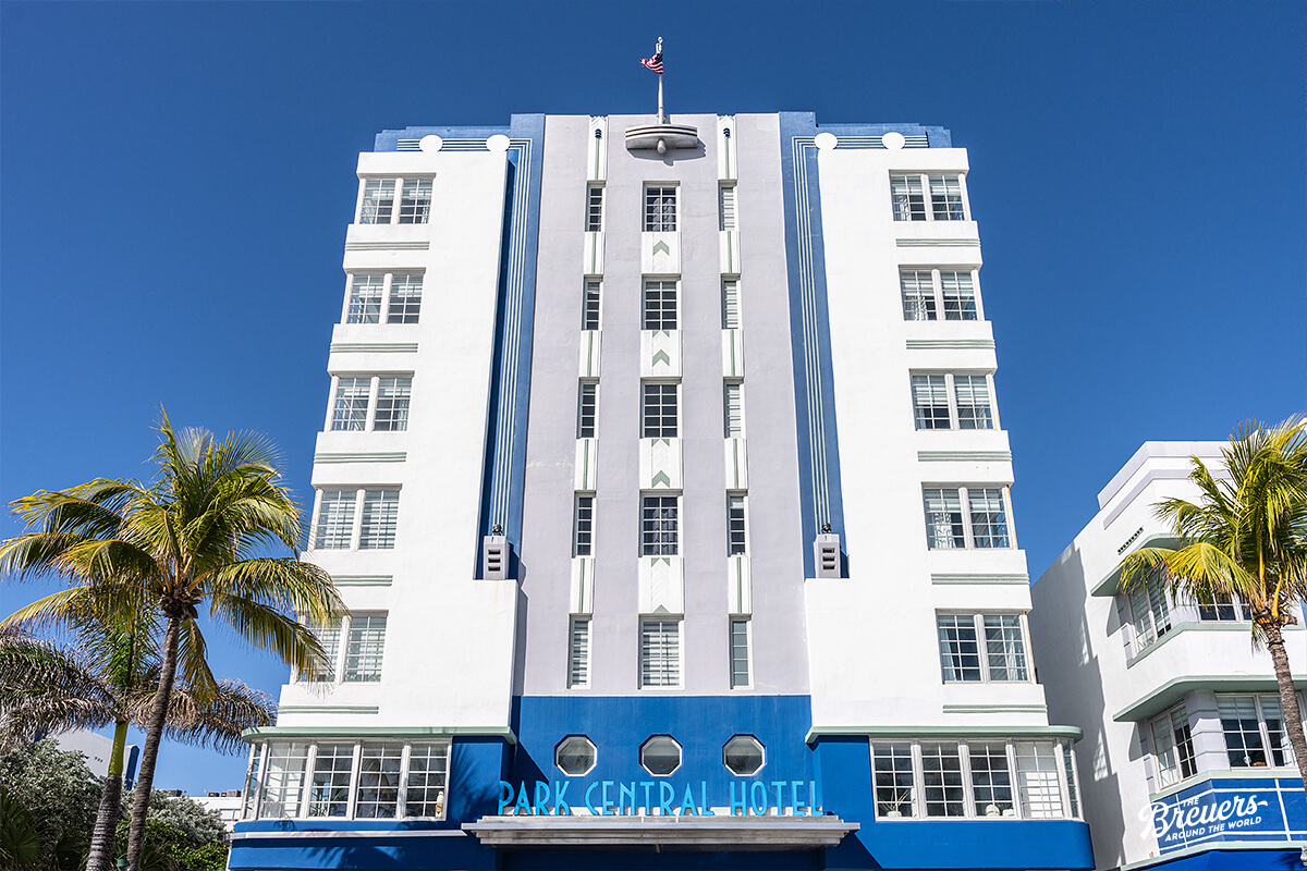 Park Central Hotel am Ocean Drive in Miami Beach