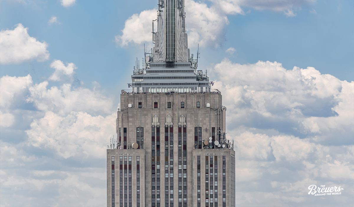 Spitze des Empire State Building
