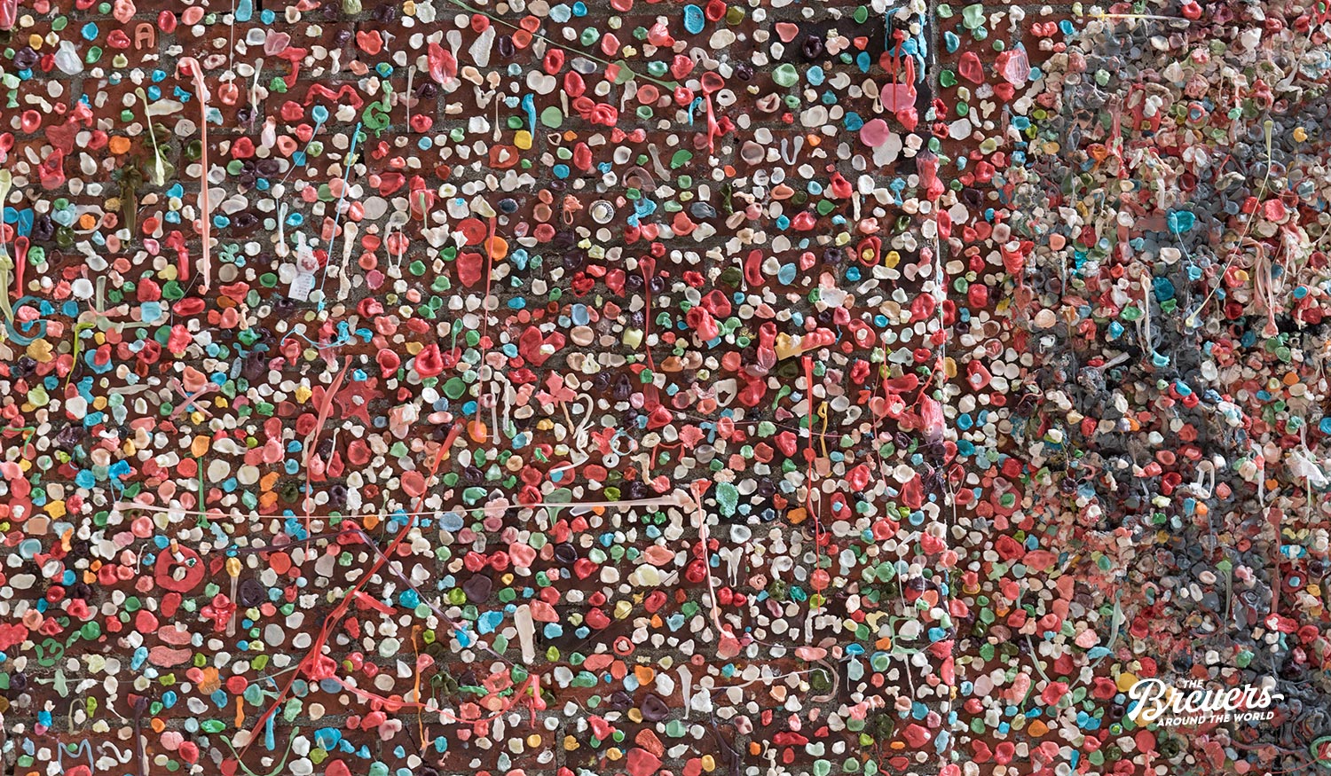 Millionen von Kaugummis kleben an Seattles Wänden