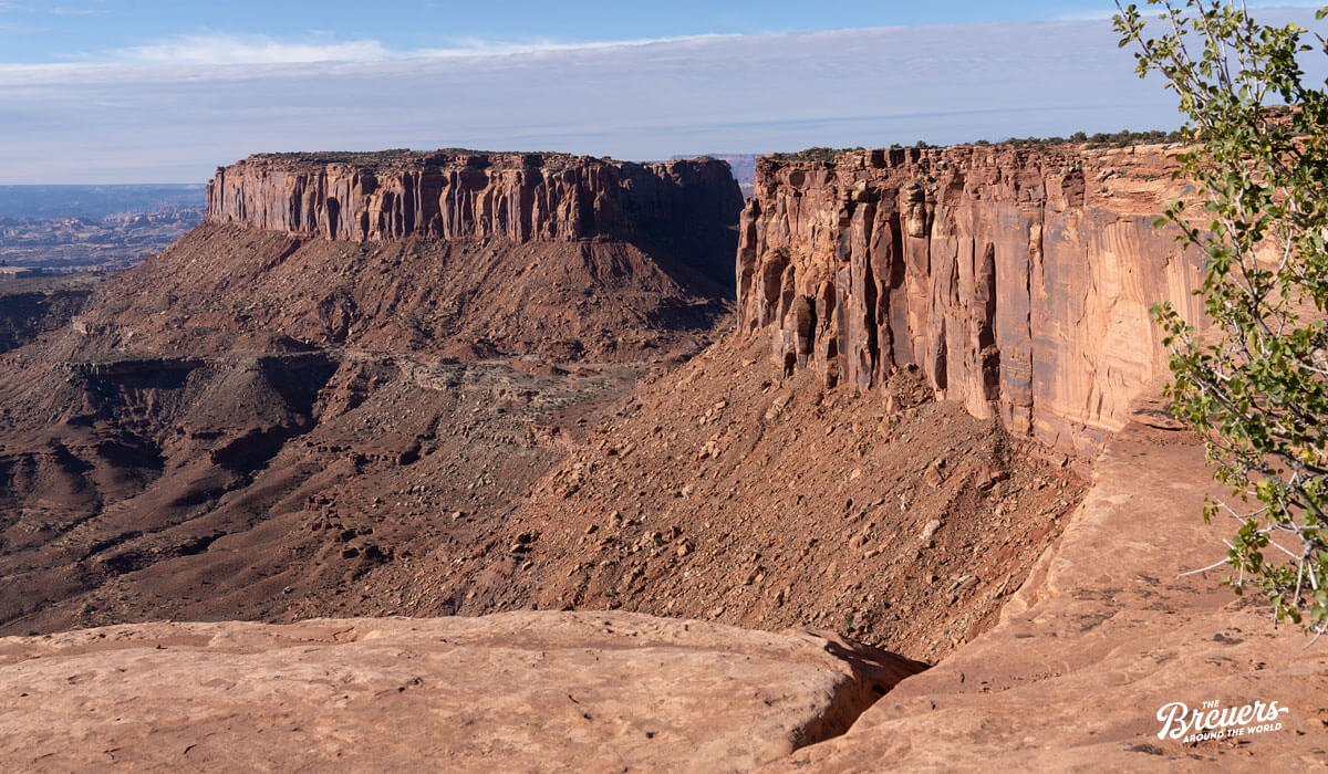 Grand View Point im Canyonlands Nationalpark nach Westen