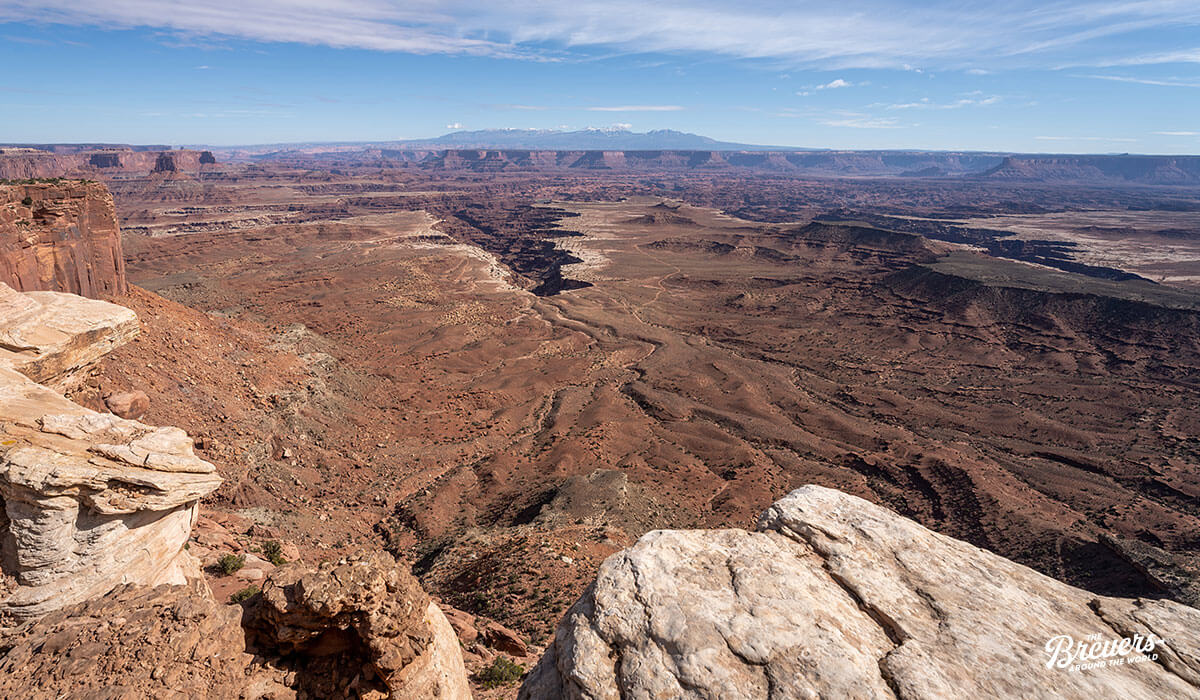 Grand View Point im Canyonlands Nationalpark nach Osten