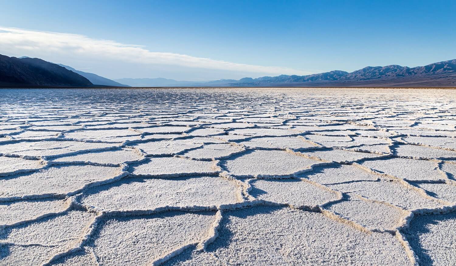 Badwater Basin ist das Highlight im Death Valley Nationalpark