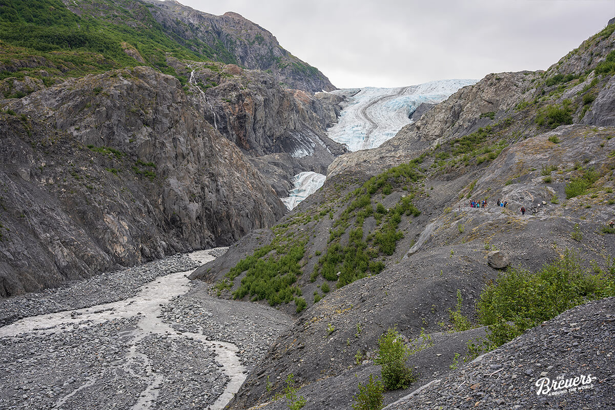 Exit Glacier Overlook im Kenai Fjords Nationalpark Alaska