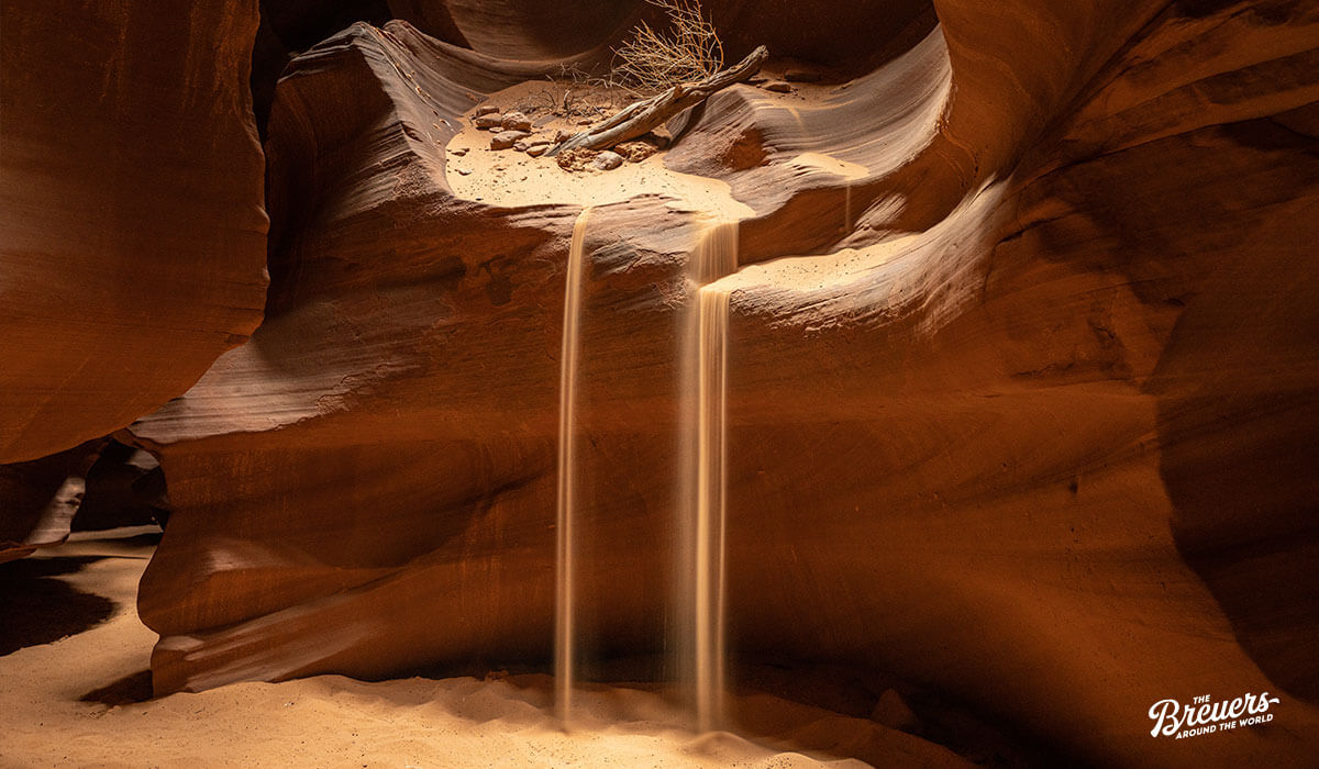 Sand im Upper Antelope Canyon