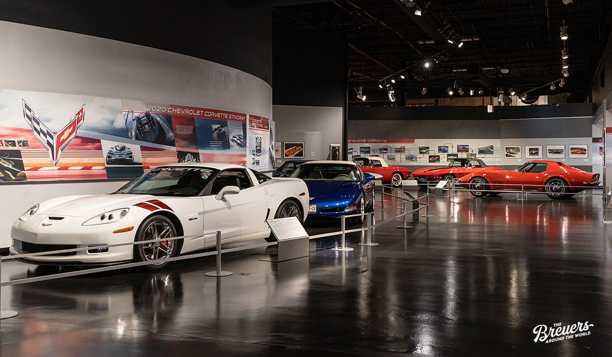 Ausstellung im National Corvette Museum