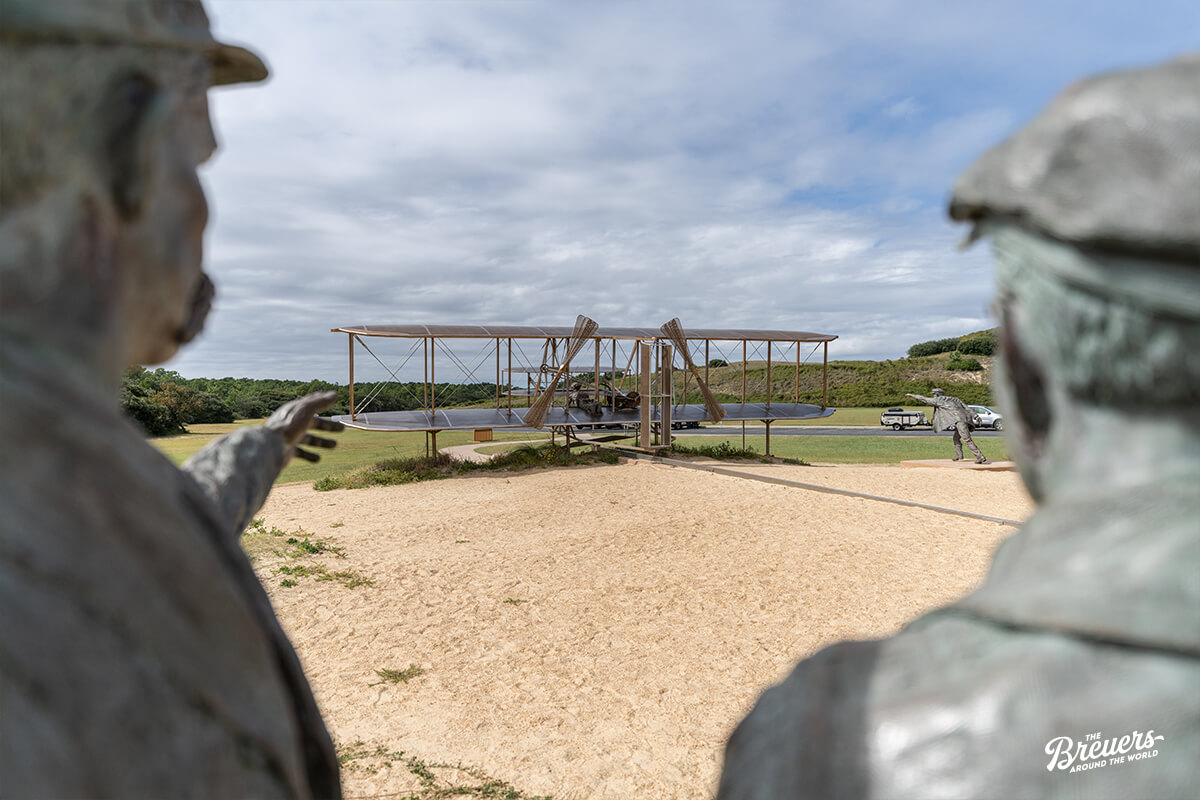 Wright Brothers National Memorial auf den Outer Banks in North Carolina