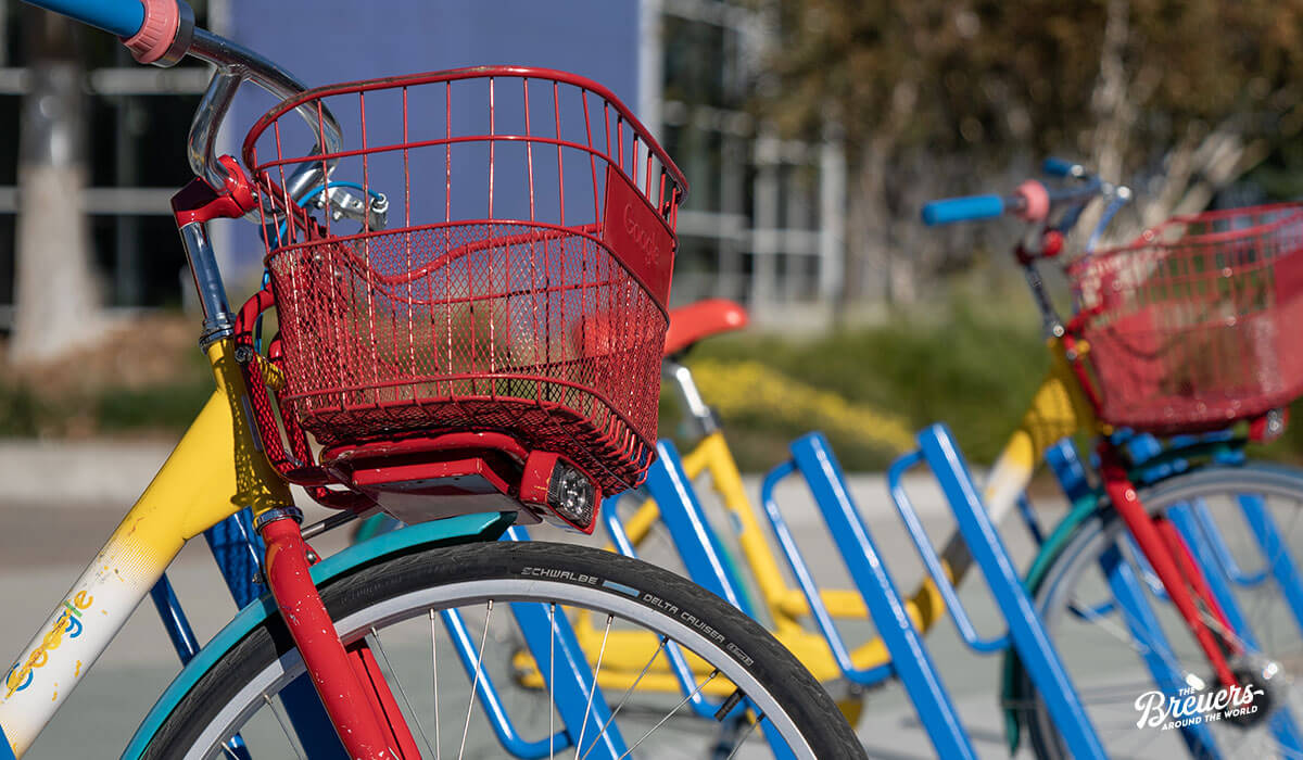 Google Bikes im Silicon Valley