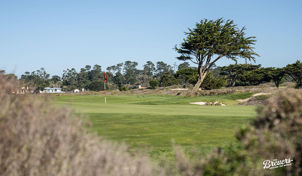 Golfplatz am 17 Mile Drive in Kalifornien