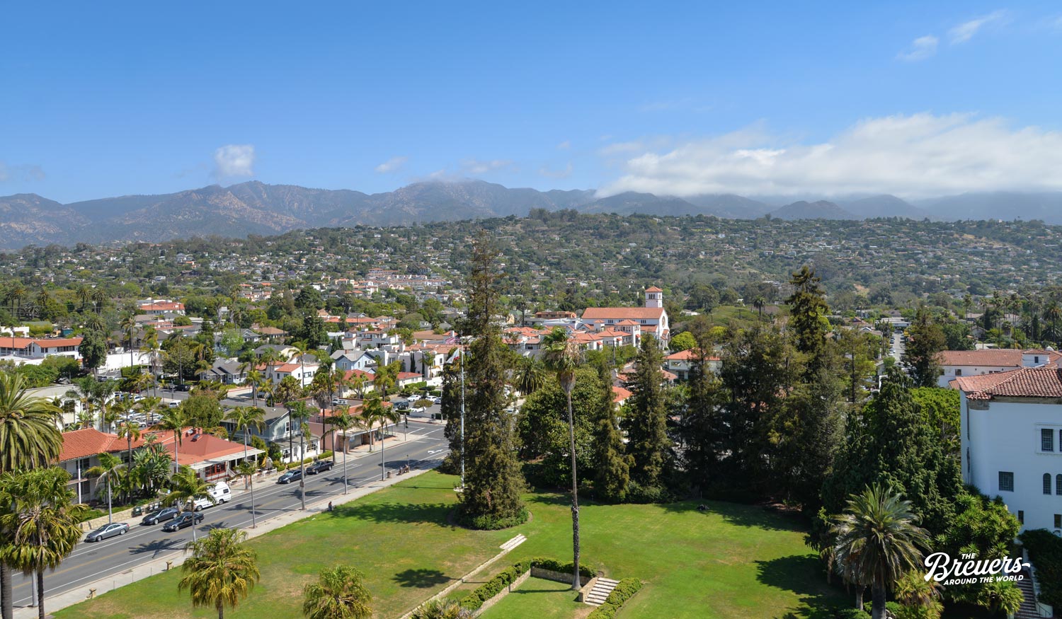 Panorama von Santa Barbara in Kalifornien