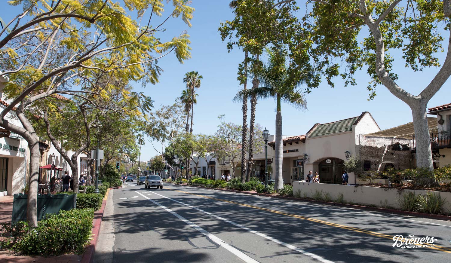 State Street in Santa Barbara am Highway 1