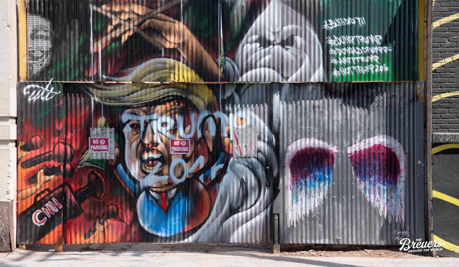 Graffittis im Arts District von Los Angeles