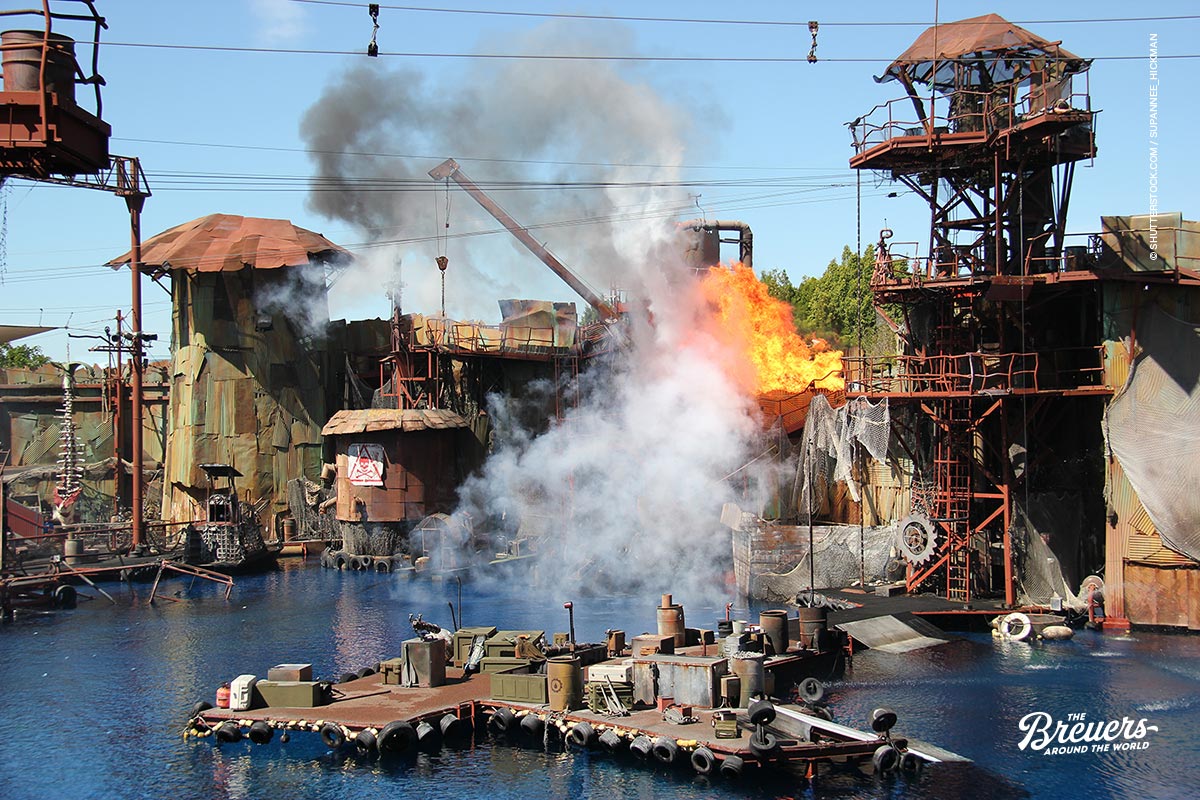 Water World Stunt Show in den Universal Studios