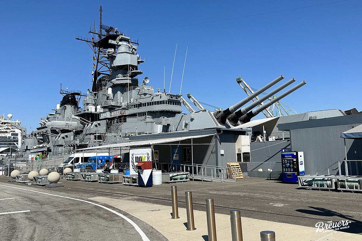 Battleship USS Iowa Museum in Long Beach Kalifornien